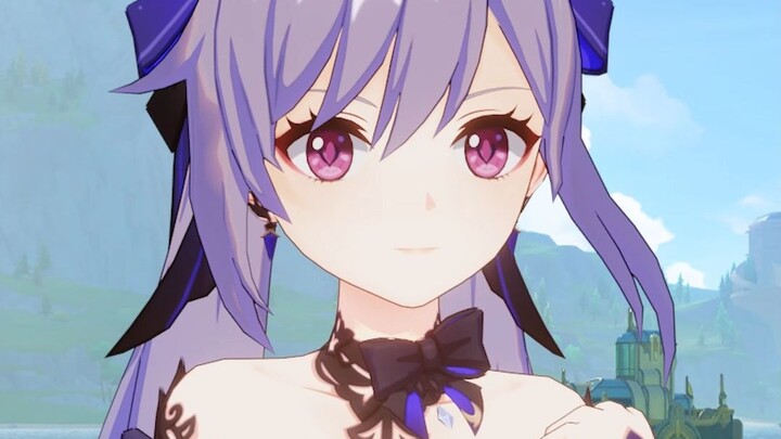 Keqing is so cute that it's against the rules