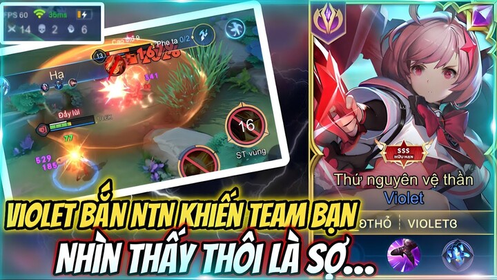 Violet Với Lối Chơi “ Hổ Báo ” Và Cách Lên Đồ - Khiến Team Bạn Nhìn Thấy Thôi Là Sợ