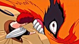 Naruto vs Gaara | Naruto se transforma en el 9 colas y ataca a Gaara y Shukaku | Naruto Latino