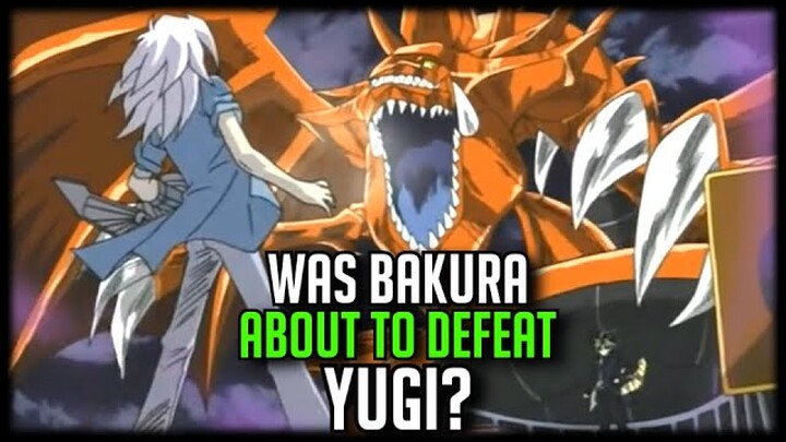 Was Bakura About To Defeat Yugi? [The Dark Spirit Revealed]