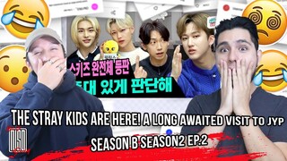 The Stray Kids are here! A long awaited visit to JYP | Season B Season2 EP.2 | REACTION