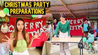 Christmas Party Preparations In The Province Philippines