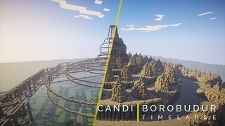 Minecraft // Building : Bikin Candi Borobudur Sendirian - Timelapse ✔