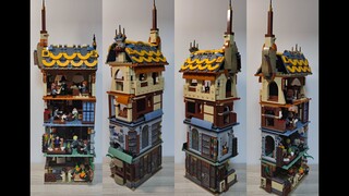 LEGO Harry Potter 7638X magic book changes 4 floors magic building