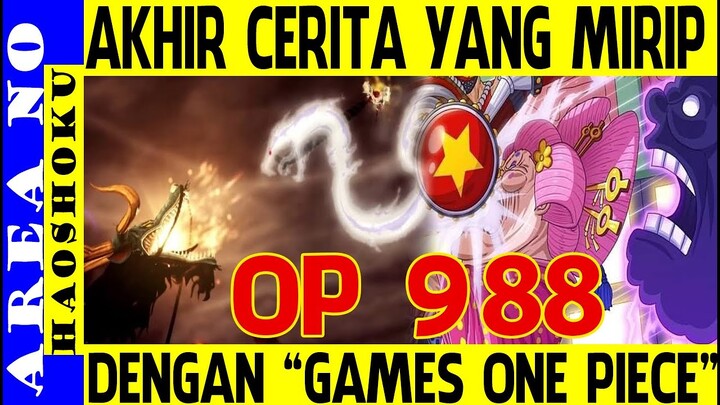 OP 988 , Akhir Wano ketauan ! Mirip dengan Cerita di Game One Piece