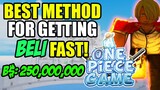 How To Get Beli in A One Piece Game - Best Beli Making Method