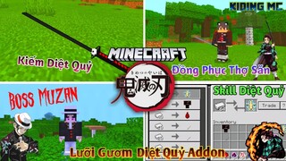 Cách Cài Addon Lưỡi Gươm Diệt Quỷ Siêu Phẩm Cực Chất Cho Mcpe 1.14, 1.16 (Có Link) | KIDING MC