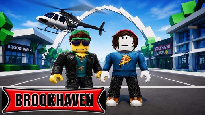 mi primera vez jugando y explorando el mundo de BROOKHAVEN