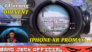 GILA! TURUN EVENT TEMBUS 44 ORANG 😱HAMPIR SETENGAH SERVER | IPHONE XR - PUBG Mobile