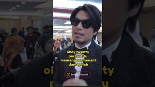 BEN AMIR BUKAN SAJE SAJE PAKAI SPEK HITAM DI ANUGERAH TELENOVELA SEMALAM