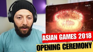 🇨🇦 CANADA REACTS TO Cuplikan Kemeriahan Opening Ceremony Asian Games 2018 reaction