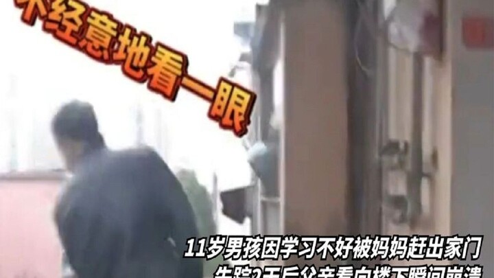 Cậu bé 11 tuổi bị mẹ đuổi ra khỏi nhà vì học kém, sau hai ngày mất tích, người cha vừa nhìn xuống dư