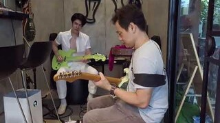 Mile Phakphum playing guitar #milephakphum