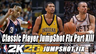 Classic Players Jumpshot Fix NBA2K20 Part 13 / Jason Kidd / Jalen Rose / Steve Francis