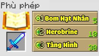Minecraft nhưng Tôi Sở Hữu Vũ Khí Phù Phép Siêu Mạnh