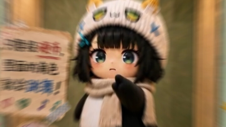 A coin makes the little penguin dance