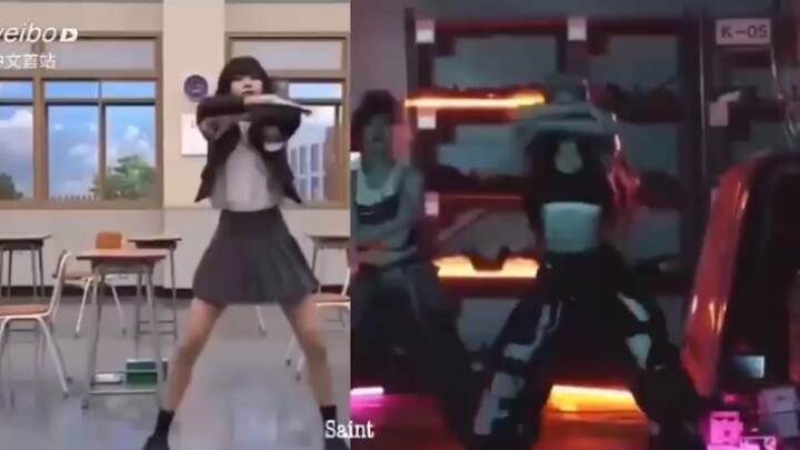 【lisa】Video perbandingan tarian Lisa dengan kostum sutra tunggal, Lisa benar-benar hebat! Mengenakan