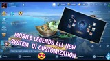 Mobile Legends Project Next Phase 3 all new system UI customization | Remodel System UI