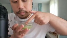 ASMR Homemade Green Grapejuice🍇+ Finger Licking ~ INTENSE TINGLES