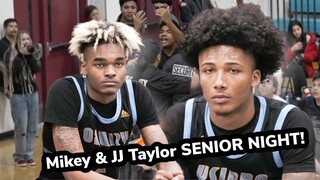 MIKEY WILLIAMS & JJ TAYLOR TAKE OFF on Senior Night! San Ysidro vs Montgomery