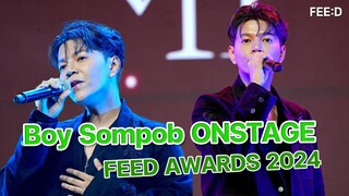 "บอย สมภพ" เจ้าพ่อเพลงประกอบซีรีส์วาย บนเวที  FEED Y AWARDS 2024  : FEED