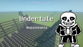 [Game][Music]Covering <MeGaLoVania> in Minecraft|<Undertale>