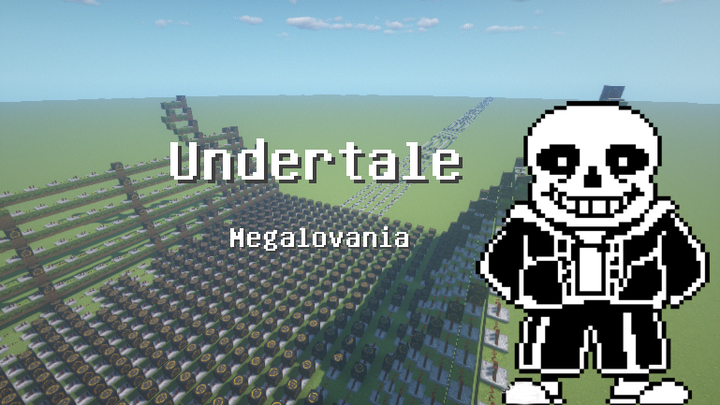 [Game][Musik]Tarian<MeGaLoVania>dalam Minecraft|<Undertale>