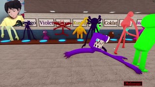 ADA RAINBOW FRIENDS BARU BOCAH MUHDERER, PURPLE GAK PUNYA KAKI DAN MUMI HITAM PUTIH!! ROBLOX MIKOCIL