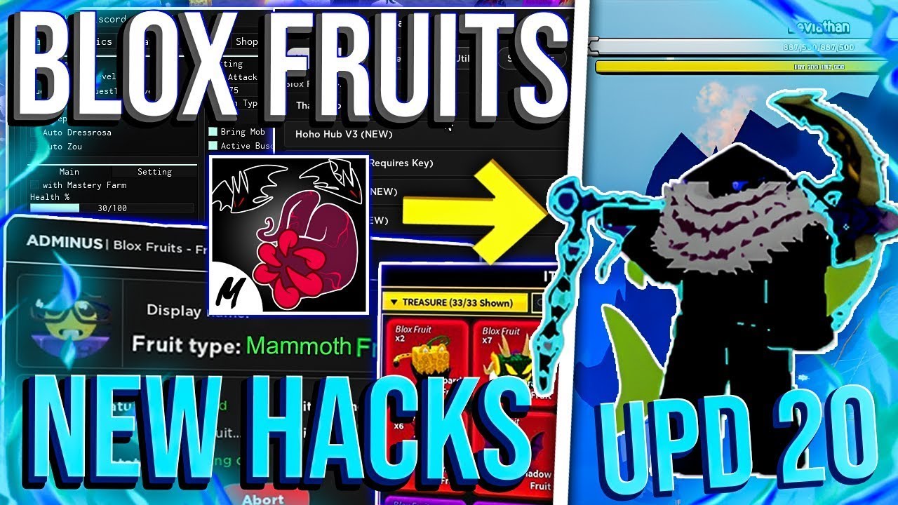 Blox Fruit Script Update 20 No Key AUTO FARM & FRUIT RAIN ! SARA