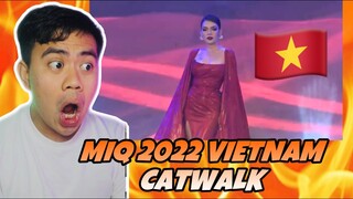 ATEBANG REACTION | MIQ VIETNAM 2022 CATWALK AND COMM SKILLS TRAN DAI TRUONG #miq2022