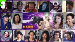 Dr. Stone Season 1 Episode 3 Reaction Mashup | ドクターストーン