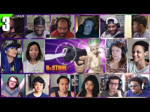 Dr. Stone Season 1 Episode 3 Reaction Mashup | ドクターストーン