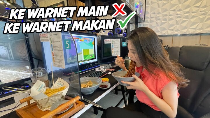 MAKANAN DI WARNET INI KAYAK RESTORAN KOREA !! WARNET TERMEWAH DI INDONESIA ??