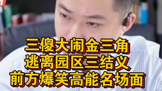 三傻大闹金三角，逃离园区三结义，前方爆笑高能名场面