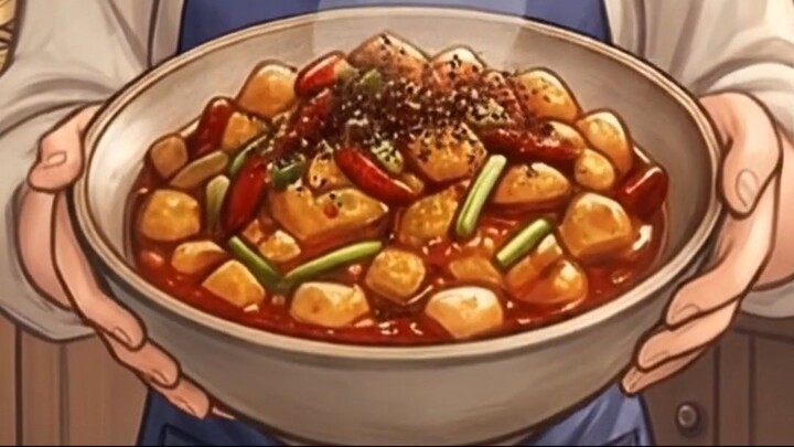 Mapo Tofu 麻婆豆腐 — cooked in silence #Shorts