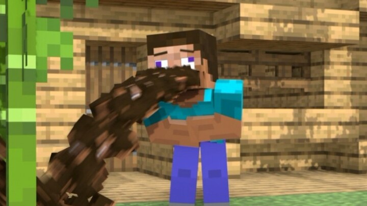 [Minecraft] A Character Who Keeps Throwing Up