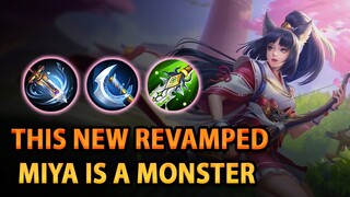 WOW! THE NEW REVAMPED MIYA IS TOO STRONG | Mobile Legends