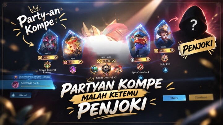 Lagi enak “ party malah ketemu penjoki auto hard game!!!