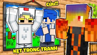 NẾU NHƯ TÔ GÀ TV BỊ KẸT BÊN TRONG BỨC TRANH BỊ DÍNH LỜI NGUYỀN ĐÁNG SỢ TRONG MINECRAFT