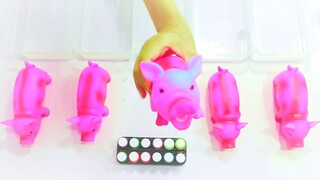Toy Story Pretend Play with Pig Surprise Toys | Learn Color Pig Nursery Rhymes for Kids