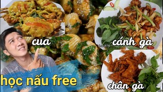 có CUA, SÒ HUYẾT, CHÂN GÀ, CÁNH GÀ đừng luộc hãy làm theo cách này, học nấu free Anh Lee BTR