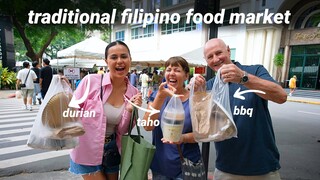 Buying & Trying Filipino Street Food in Salcedo Market