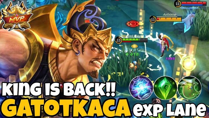 Gatotkaca King of Exp Lane is Back!! vs Pro Fanny [Intense Good Rank Match] 🔥