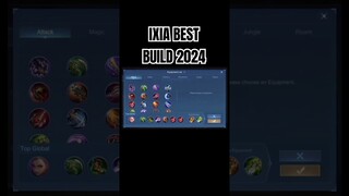 Ixia Best Build 2024 #shorts #mlbb