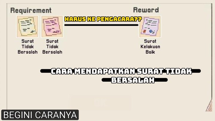 LENGKAP!! CARA MENDAPATKAN SURAT TIDAK BERSALAH ||citampi stories