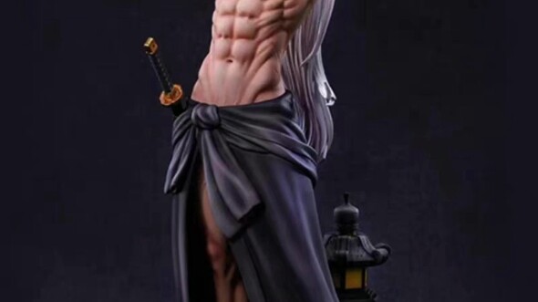 [Abs][Sesshomaru]รูปปั้นอินุยาฉะเทพอสูรจิ้งจอกเงิน Sesshomaru GK/3D