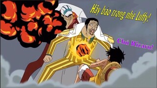 Kizaru saves Luffy  Bất ngờ Kizaru thay Ace cứu Luffy