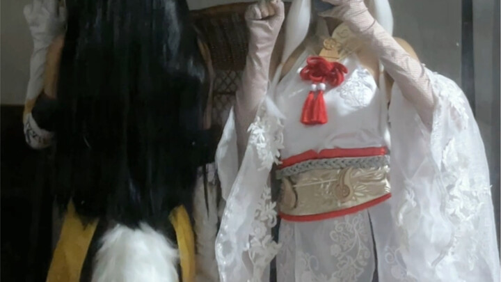 【Da Yao Yao】Naraka: Bladepoint Cosplay – Black and White Silk Hu Tao
