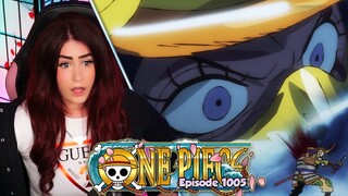 OH NO! KIKU!! One Piece Episode 1005 Reaction + Review!