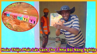 Quanglinhvlogs || Màu Đỏ Cuối Cùng Trong Cầu Vồng Xuất Hiện - Hoàn Thiện Phần Lát Gạch Nền Nhà